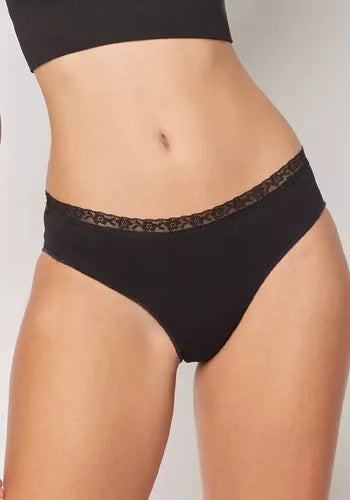 BIKINI INTIME SEAMLESS ELASTICADA Y ENCAJE - MAWI