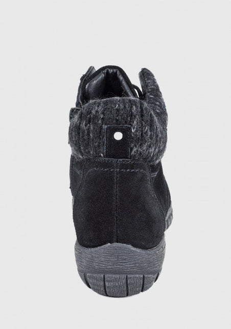 BOTIN DEGAS GAMUZA C/ CIERRES Y CUELLO - MAWI