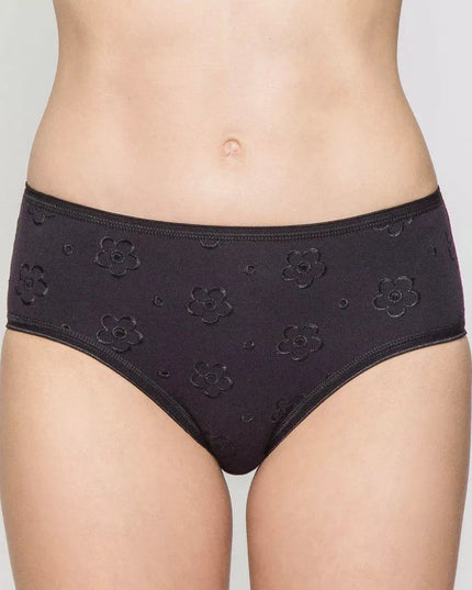 CALZÓN LADY GENNY MIDI COTTON SPANDEX BORDADO - MAWI