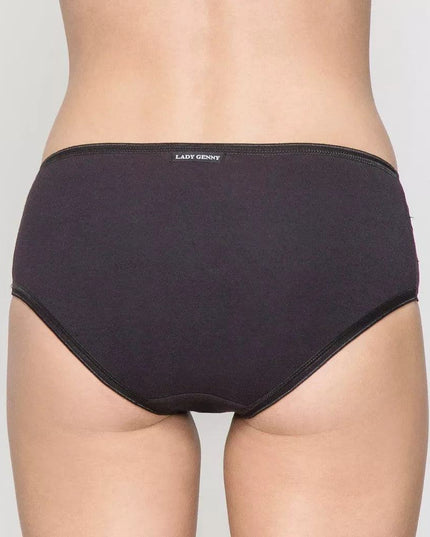 CALZÓN LADY GENNY MIDI COTTON SPANDEX BORDADO - MAWI