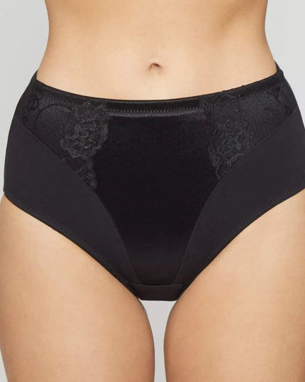 CALZÓN LADY GENNY MIDI COTTON SPANDEX Y ENCAJE - MAWI