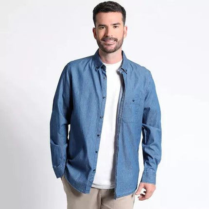 CAMISA KOTTING DENIM SLIM FIT - MAWI