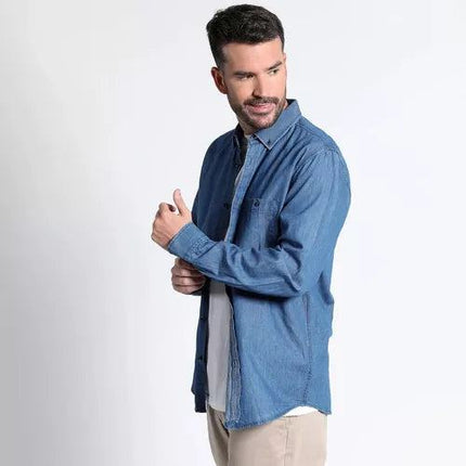 CAMISA KOTTING DENIM SLIM FIT - MAWI