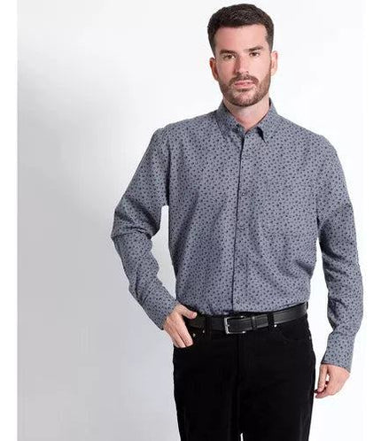 CAMISA KOTTING FRANELA REGULAR FIT ESTAMP. - MAWI