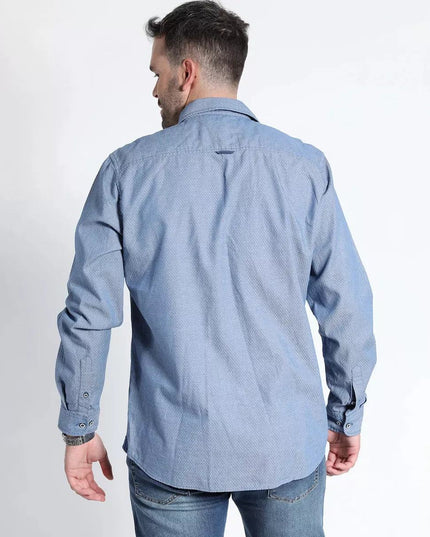 CAMISA POTROS JACQUARD CUELLO ITALIANO - MAWI