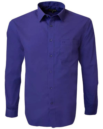 CAMISA POTROS TREVIRA LISA SLIM FIT - MAWI