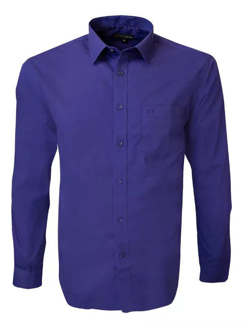 CAMISA POTROS TREVIRA LISA SLIM FIT - MAWI
