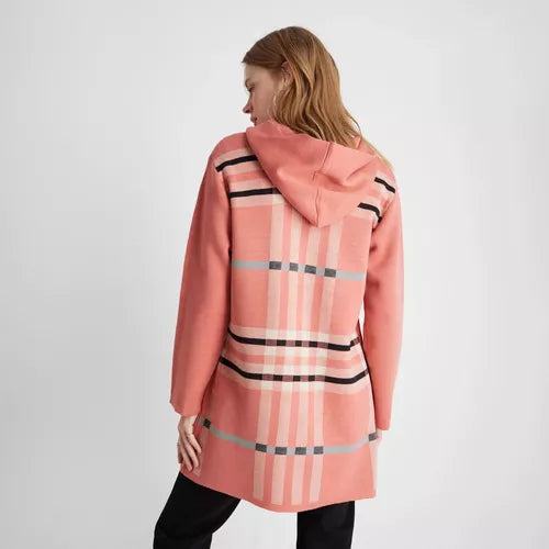 CARDIGA CURVI CON GORRO Y DISEÑO - MAWI