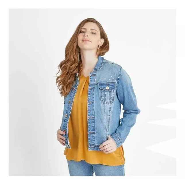 CHAQUETA LORENZO DI PONTI BOLSILLO Y STRASS - MAWI