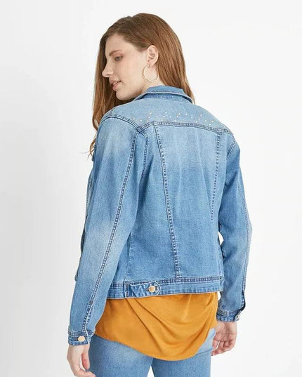 CHAQUETA LORENZO DI PONTI BOLSILLO Y STRASS - MAWI
