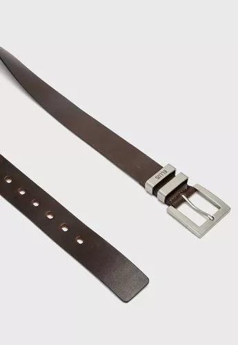 CINTURON ELLUS CUERO HEBILLA RECTANGULAR - MAWI