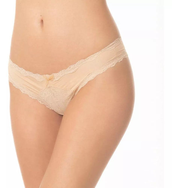 COLALESS LADY GENNY MICROFIBRA Y ENCAJE - MAWI