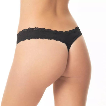 COLALESS LADY GENNY MICROFIBRA Y ENCAJE - MAWI