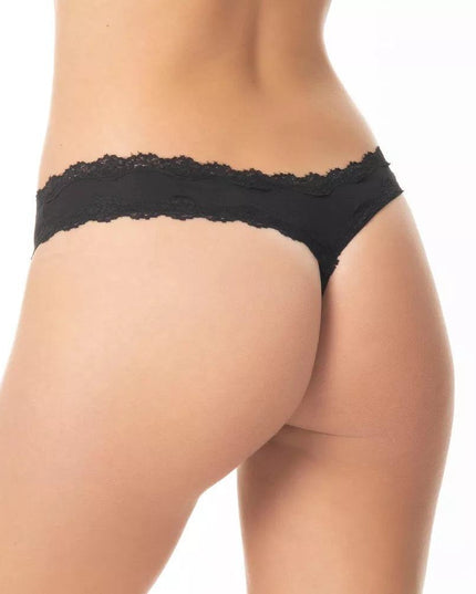 COLALESS LADY GENNY MICROFIBRA Y ENCAJE - MAWI