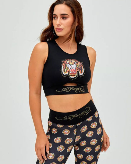 CROP J.J.O TOP SM CUT OUT DELANTERO Y GRAFIC - MAWI