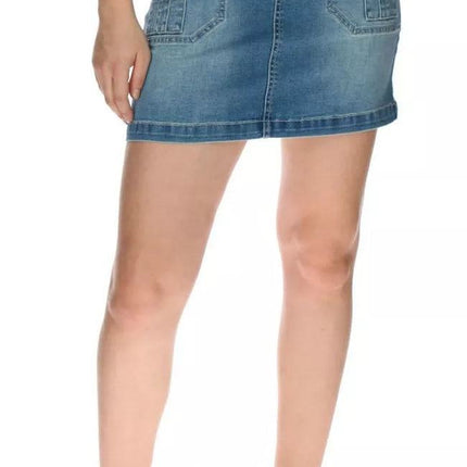 FALDA CAT FOUNDATION DENIM SKIRT - MAWI