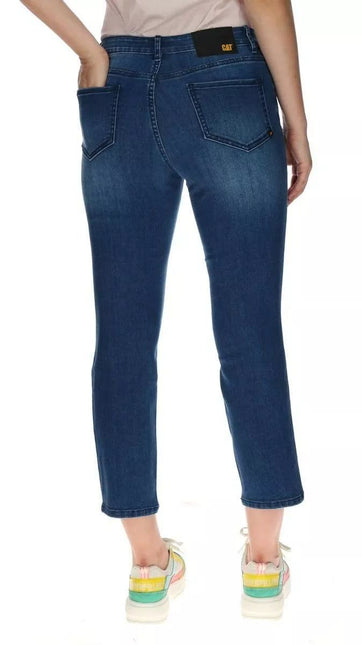JEANS CAT SYMBOL HIGH RISE STRAIGHT - MAWI