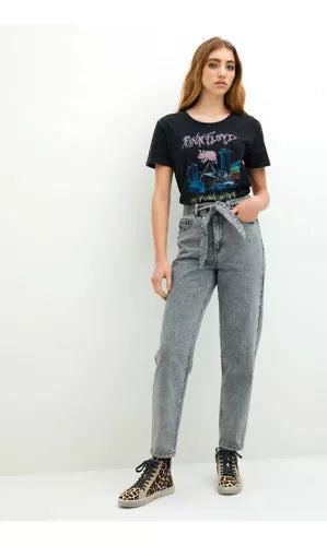 Jeans foster discount tiro alto