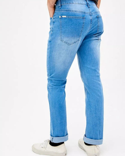 JEANS J.J.O LISO SLIM FIT TIRO MEDIO - MAWI