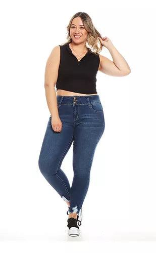 JEANS WADOS CROP PITILLO - MAWI