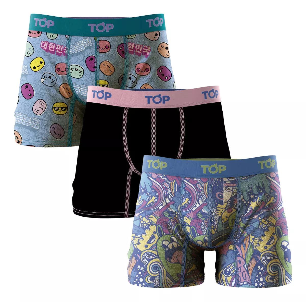 PACK 3 BOXER TOP ALGOD N KPOP ENERGY