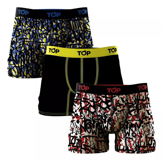 PACK 3 BOXER TOP ALGODÓN LATIDO URBANO - MAWI