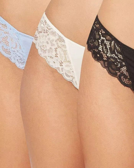 PACK INTIME 3 CULOTTE ELASTICADO ENCAJE - MAWI