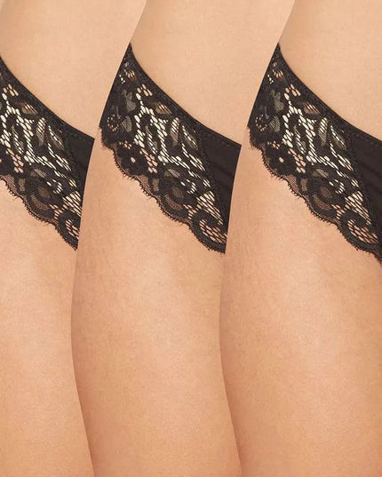 PACK INTIME 3 CULOTTE ELASTICADO ENCAJE - MAWI