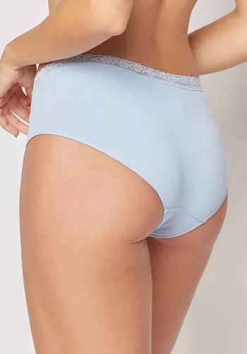 PANTALETA INTIME SEAMLESS ELASTICADA Y ENCAJE - MAWI