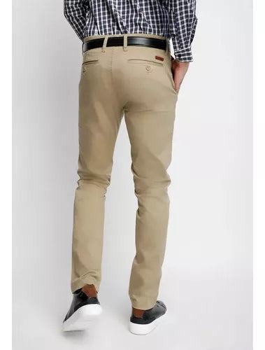 PANTALON FEROUCH TWILL WITHOUT PLEATS SLIM - MAWI