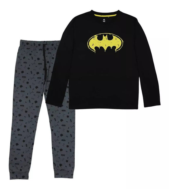 PIJAMA DC COMICS LL TEENO BATMAN LOGO DC COMICS - MAWI