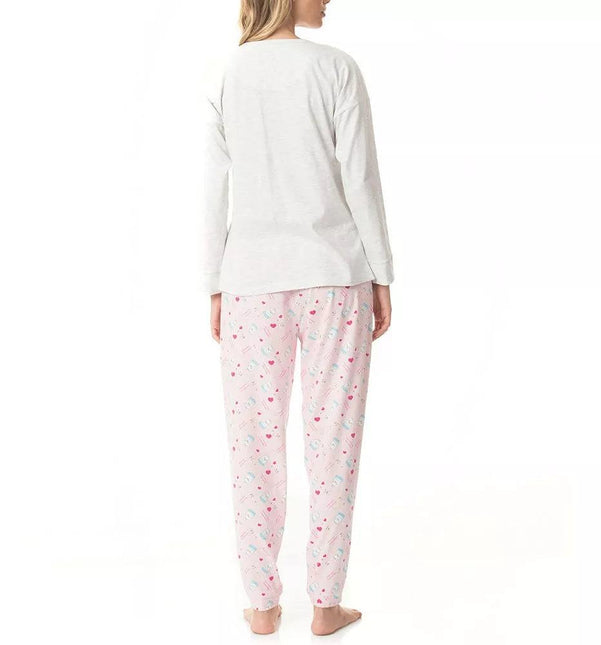 PIJAMA LADY GENNY COTTON ESTAMPADO - MAWI