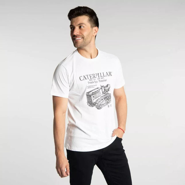 POLERA CAT FOUNDATION VINTAGE STENCIL TEE - MAWI