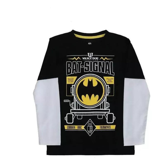 POLERA DC COMICS BAT SIGNAL - MAWI