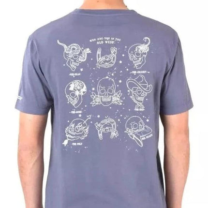 POLERA ELLUS GARMENT DYE CALAVERA - MAWI