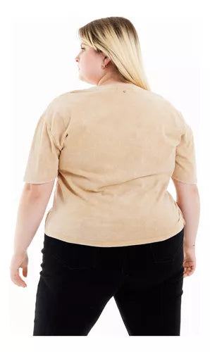 Polera Foster Lavada Con Recodigo Lateral MAWI.CL