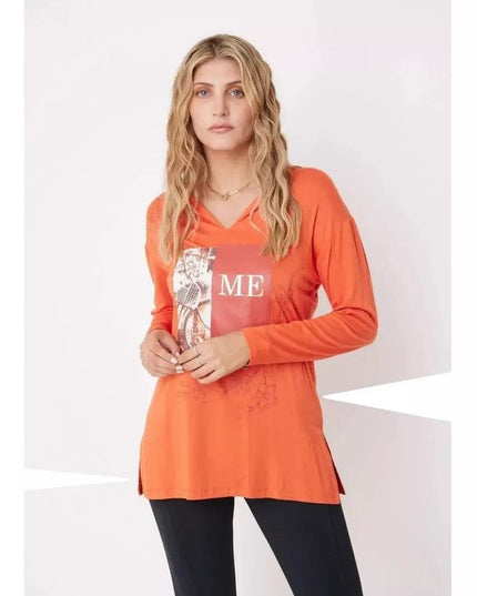 POLERA GIVE ESTAMPADO APLIC. - MAWI