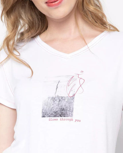 POLERA IL GIOCO GLOWS THROUGH YOU - MAWI