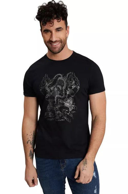 POLERA J.J.O ED HARDY FRONT PRINT PUFFING H - MAWI