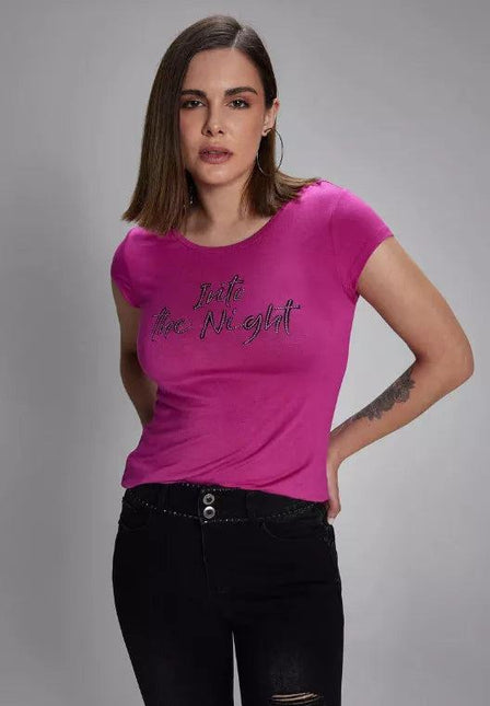 POLERA J.J.O HOLGADA GRAFICA BRILLOS Y CADE - MAWI