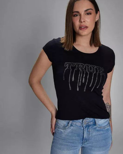 POLERA J.J.O HOLGADA GRAFICA BRILLOS Y CADE - MAWI