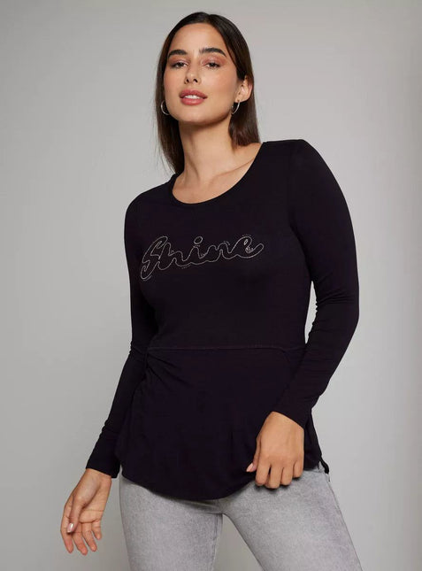 POLERA J.J.O MANGA LARGA CORTES Y GRAFICA BR - MAWI