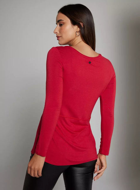 POLERA J.J.O MANGA LARGA CORTES Y GRAFICA BR - MAWI