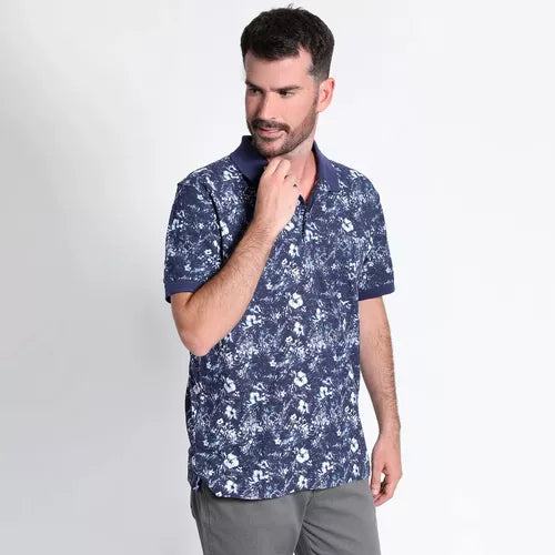 POLERA KOTTING PIQUE ESTAMPADA REGULAR FIT - MAWI