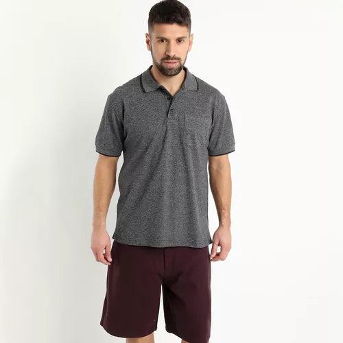POLERA KOTTING PIQUE MELANGE - MAWI