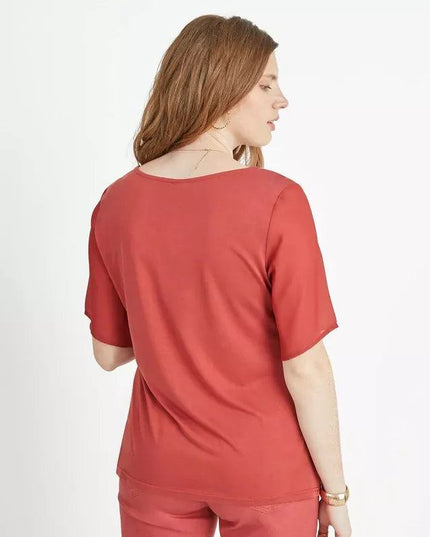 POLERA LORENZO DI PONTI 3/4 FABRIC ESTAMPADO - MAWI