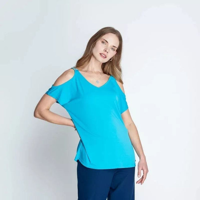 POLERA LORENZO DI PONTI CON ABERTURA HOMBRO - MAWI