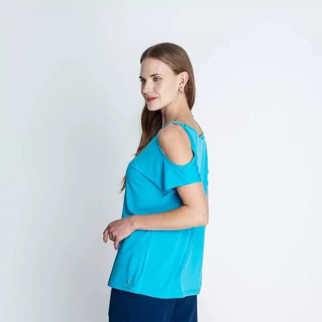 POLERA LORENZO DI PONTI CON ABERTURA HOMBRO - MAWI