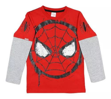 POLERA MARVEL DOBLE MANGA SPIDERMAN - MAWI