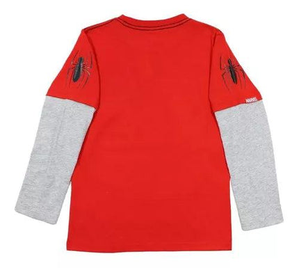 POLERA MARVEL DOBLE MANGA SPIDERMAN - MAWI
